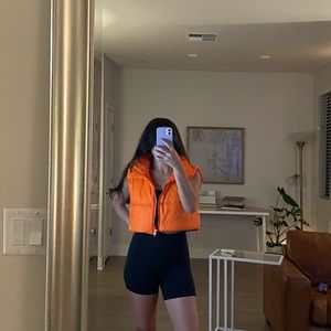 Cropped Orange Vest